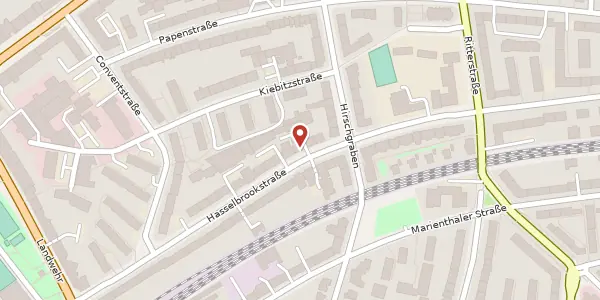 Karte der Umgebung von Hasselbrookstraße 37, 22089 Hamburg