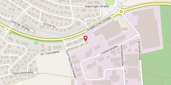 Karte der Umgebung von Lenzhalde 12/1, 72766 Reutlingen