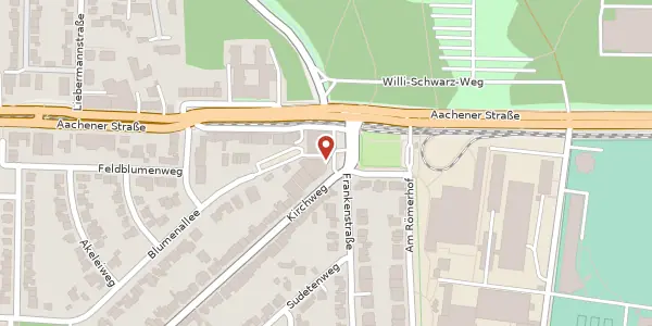 Karte der Umgebung von Kirchweg 2 a, 50858 Köln