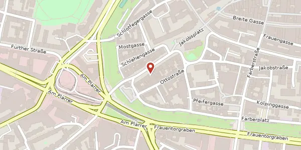 Karte der Umgebung von Ludwigstr. 67, 90402 Nürnberg