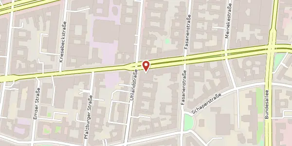 Karte der Umgebung von Lietzenburger Straße 75, 10719 Berlin