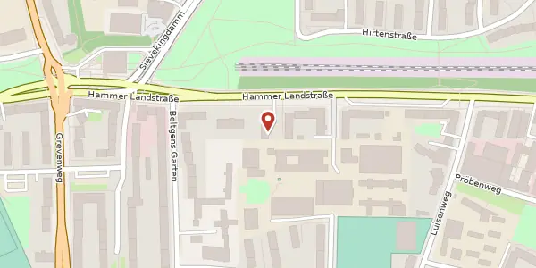 Karte der Umgebung von Hammer Landstr. 30 c, 20537 Hamburg