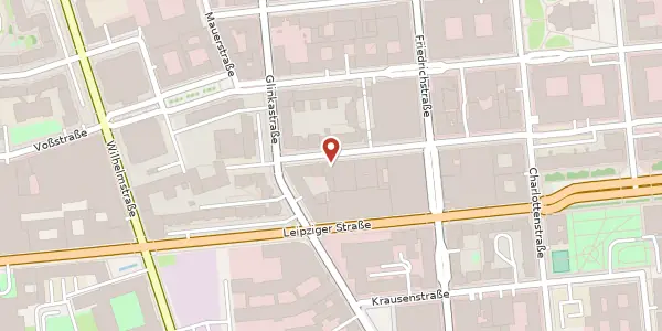 Karte der Umgebung von Kronenstraße 4, 10117 Berlin