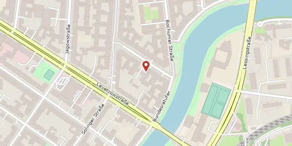 Karte der Umgebung von Dortmunder Straße 12, 10555 Berlin