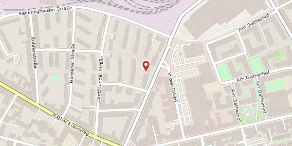 Karte der Umgebung von Gelsenkirchener Str. 5, 40472 Düsseldorf