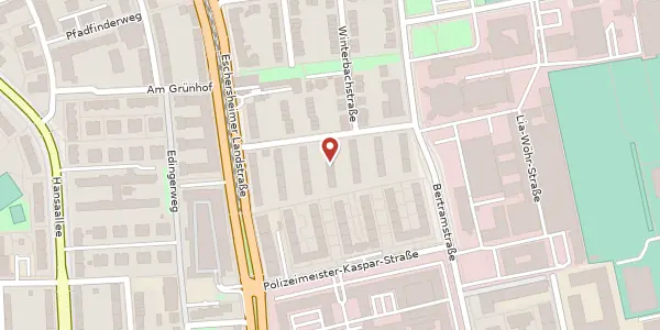 Karte der Umgebung von Humserstr. 21, 60320 Frankfurt