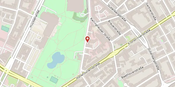 Karte der Umgebung von Brunnenstr. 15-17, 45128 Essen