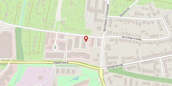 Karte der Umgebung von Papenreye 65, 22453 Hamburg