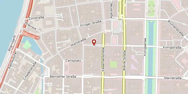 Karte der Umgebung von Grabenstr. 5, 40213 Düsseldorf