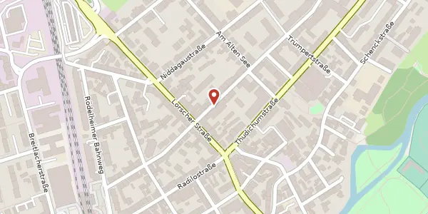 Karte der Umgebung von Alexanderstr. 38, 60489 Frankfurt