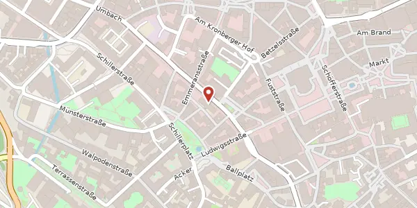 Karte der Umgebung von Große Langgasse 1a, 55116 Mainz