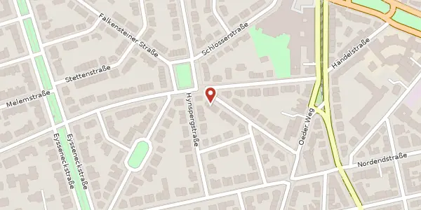 Karte der Umgebung von Falkensteiner Straße 27, 60322 Frankfurt