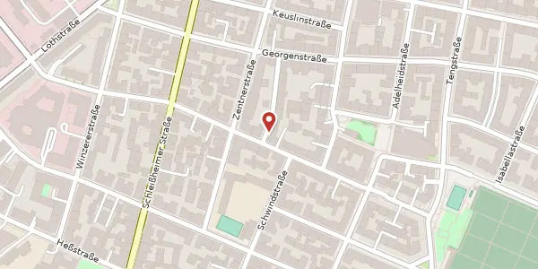 Karte der Umgebung von Görresstr. 24, 80798 München