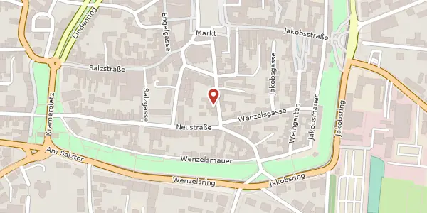 Karte der Umgebung von Wenzelsstraße 6, 06618 Naumburg