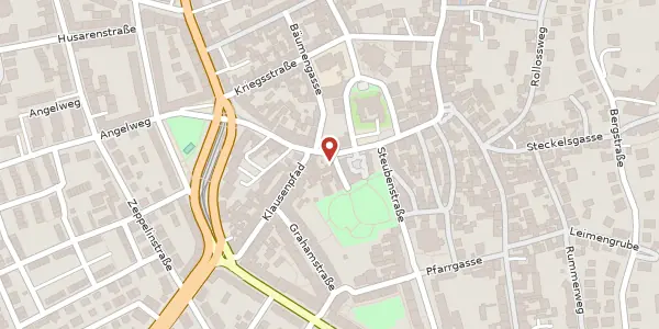 Karte der Umgebung von Dossenheimer Landstraße 21, 69121 Heidelberg
