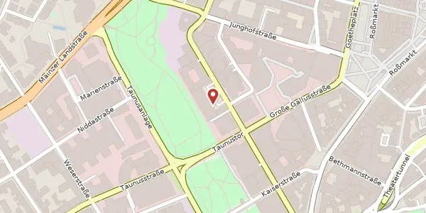 Karte der Umgebung von Neue Mainzer Str. 47-53, 60311 Frankfurt