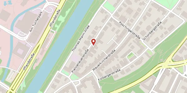 Karte der Umgebung von Pienzenauerstr. 14, 81679 München