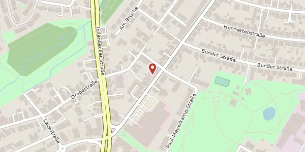 Karte der Umgebung von Apfelstr. 23, 33613 Bielefeld
