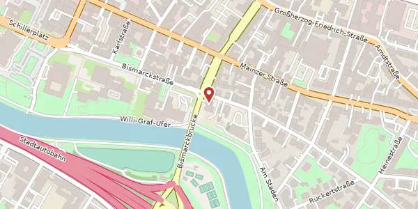 Karte der Umgebung von Bismarckstraße 35, 66121 Saarbrücken