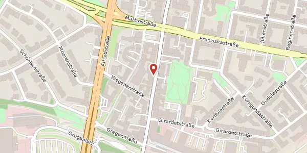 Karte der Umgebung von Rüttenscheider Str. 124, 45131 Essen