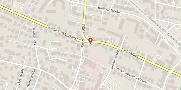 Karte der Umgebung von Poststraße 32, 30890 Barsinghausen