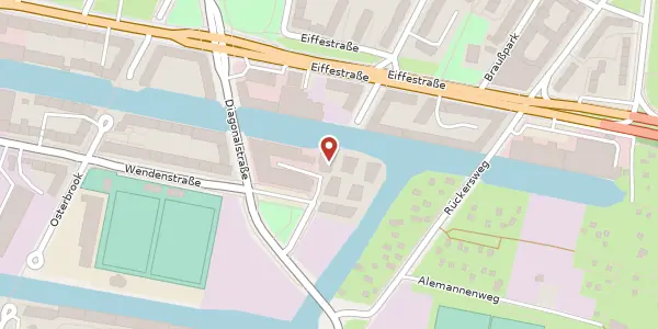 Karte der Umgebung von Wendenstraße 495, 20537 Hamburg