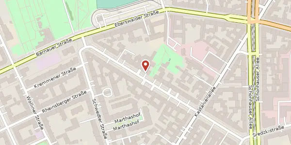Karte der Umgebung von Oderberger Str 20, 10435 Berlin