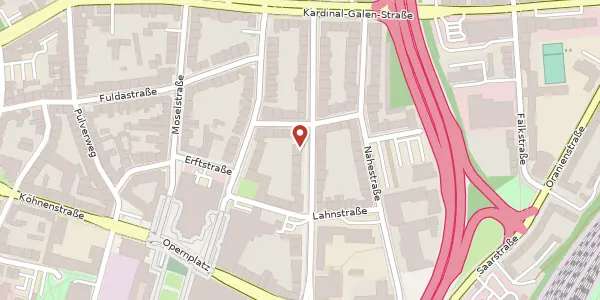 Karte der Umgebung von Mainstr. 31, 47051 Duisburg