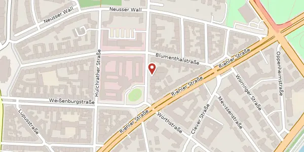 Karte der Umgebung von Merlostr. 10, 50668 Köln