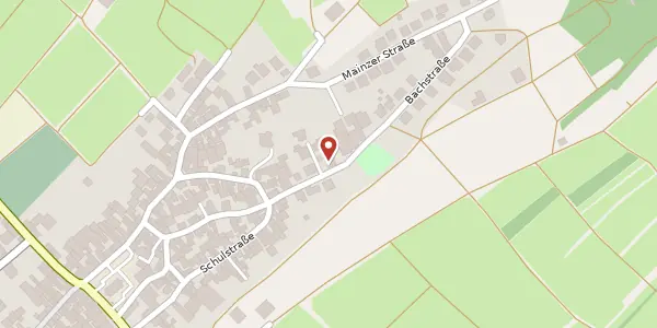 Karte der Umgebung von Bachstraße 25, 55270 Schwabenheim