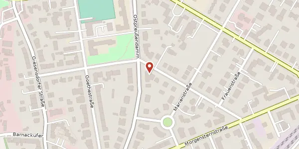 Karte der Umgebung von Schillerstraße 10 A, 12207 Berlin