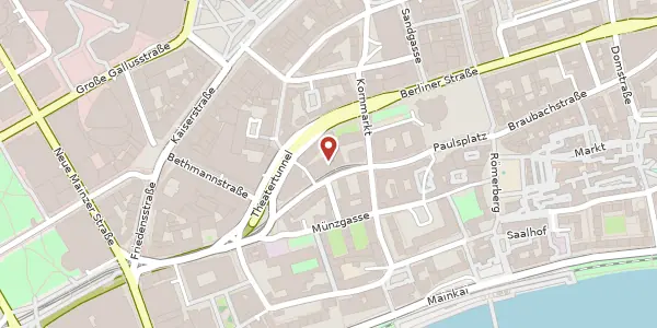Karte der Umgebung von Bethmannstr. 8, 60311 Frankfurt