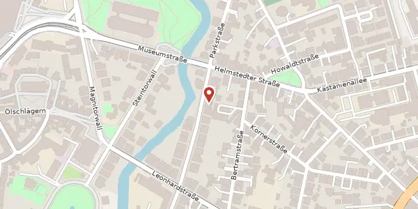 Karte der Umgebung von Adolfstraße 3, 38102 Braunschweig