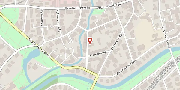 Karte der Umgebung von Thomas-Müntzer-Straße 13, 99084 Erfurt