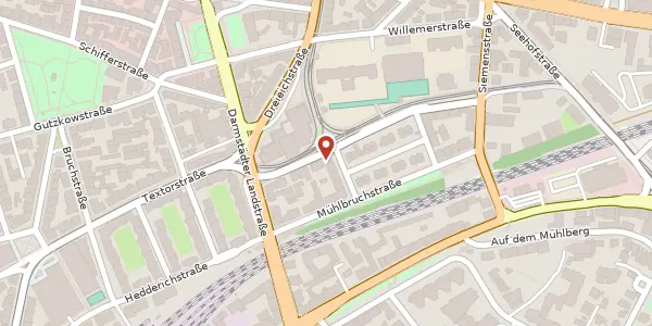 Karte der Umgebung von Heisterstr. 16, 60594 Frankfurt