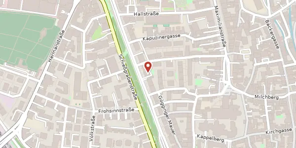 Karte der Umgebung von Konrad-Adenauer-Allee 37, 86150 Augsburg