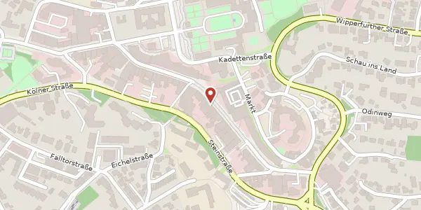 Karte der Umgebung von Schlossstr. 58, 51429 Bergisch Gladbach