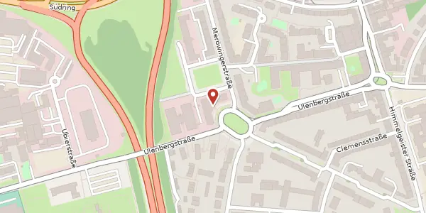 Karte der Umgebung von Merowingerplatz 1, 40225 Düsseldorf