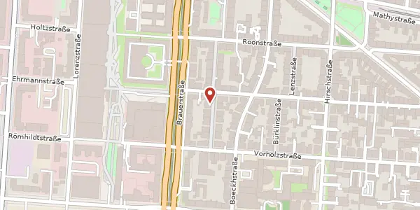 Karte der Umgebung von Nokkstraße 12, 76137 Karlsruhe