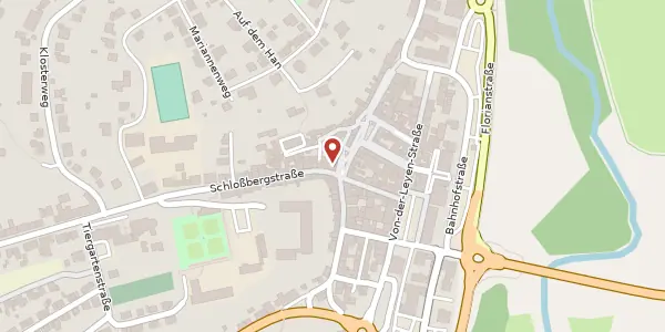 Karte der Umgebung von Schlossbergstraße 2, 66440 Blieskastel