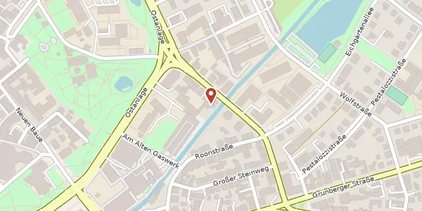 Karte der Umgebung von Moltkestr. 12, 35390 Gießen