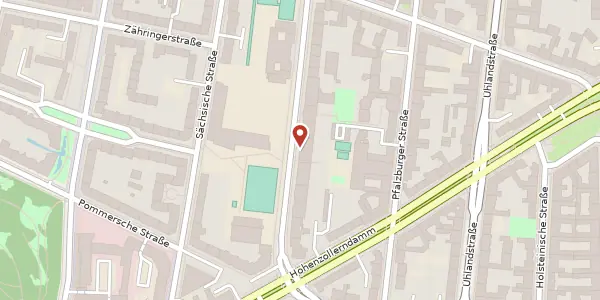 Karte der Umgebung von Emser Straße 9, 10719 Berlin