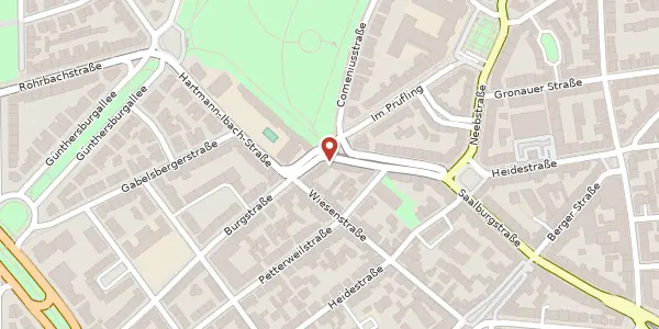 Karte der Umgebung von Burgstr. 142, 60389 Frankfurt