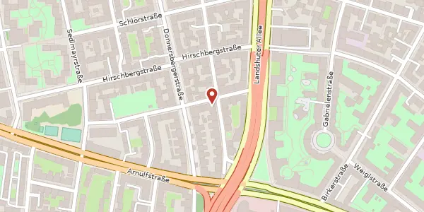 Karte der Umgebung von Schulstr. 37, 80634 München