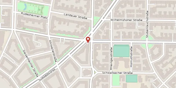 Karte der Umgebung von Südwestkorso 59, 14197 Berlin