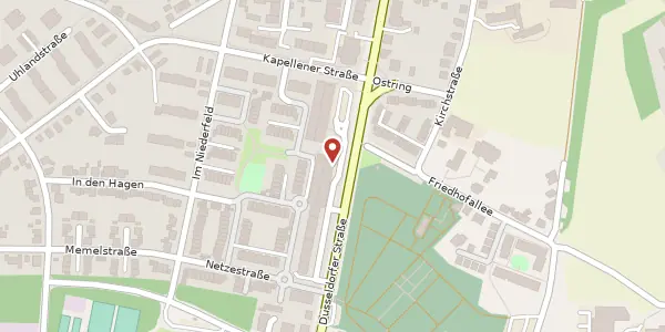 Karte der Umgebung von Düsseldorfer Str. 16, 47239 Duisburg