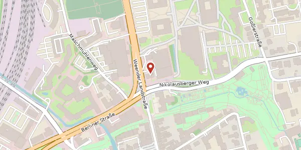 Karte der Umgebung von Weender Landstraße 6, 37073 Göttingen