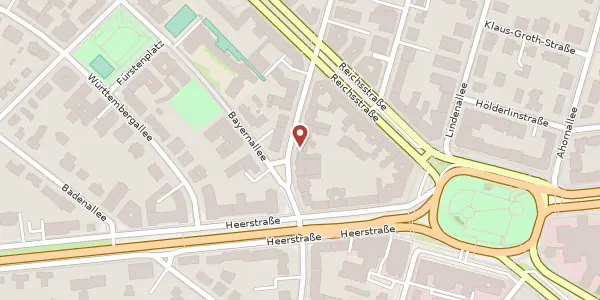 Karte der Umgebung von Kastanienallee 23, 14052 Berlin