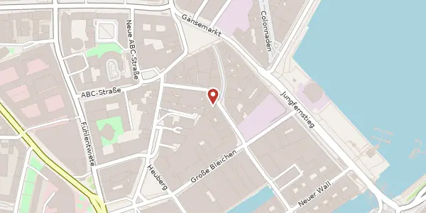 Karte der Umgebung von Poststraße 33, 20354 Hamburg