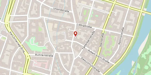 Karte der Umgebung von Triftstr. 4, 80538 München